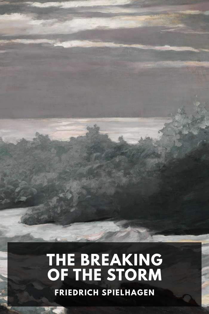Portada de "The Breaking of the Storm" de Friedrich Spielhagen