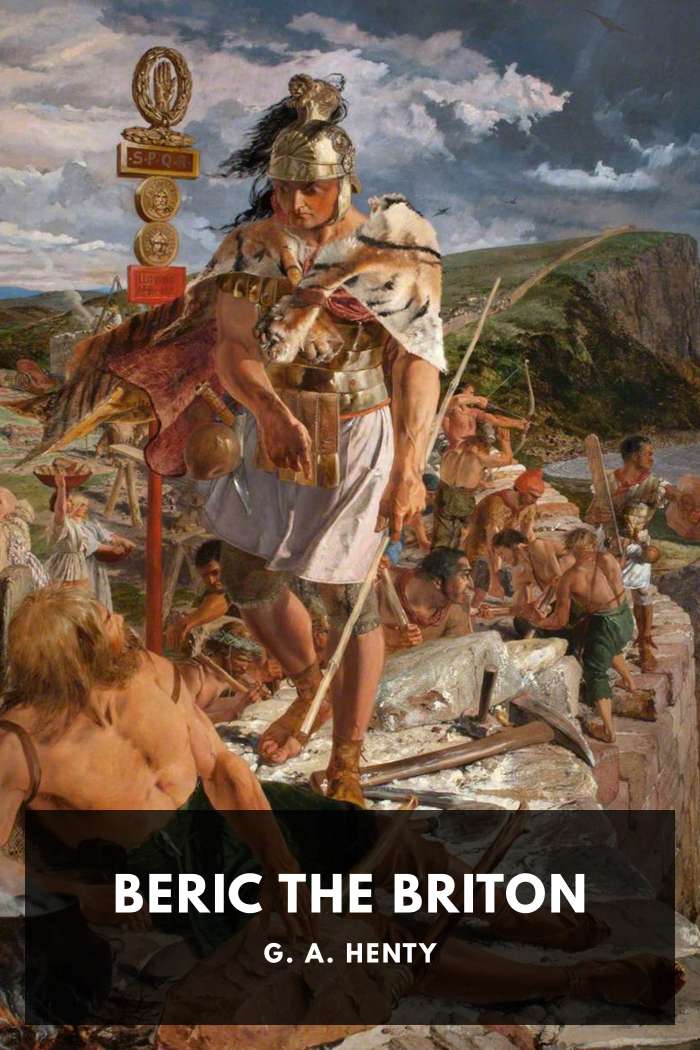 Okładka "Beric the Briton" od G. A. Henty