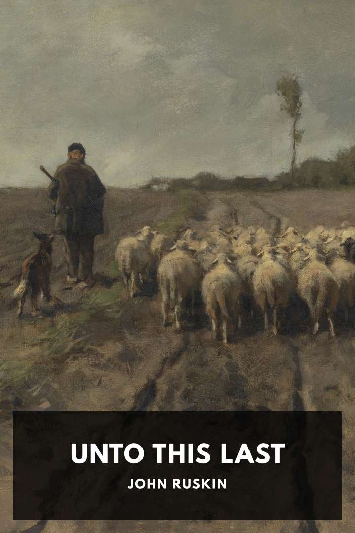 Cover of Unto This Last